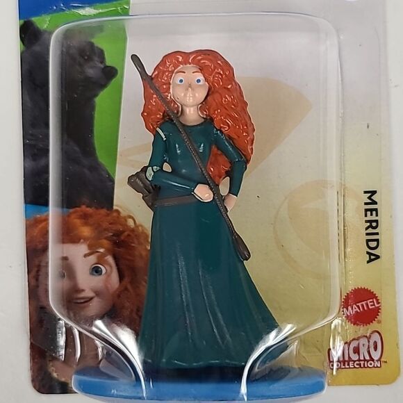NEW Disney Pixar BRAVE Princess Merida Micro Mini Collectible Toy Figure Archer - Picture 2 of 3